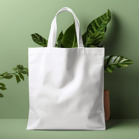 Eco friendly Bag Mockup Generative AIの素材