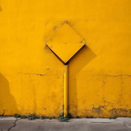 Yellow Arrow Sign Generative AIの素材