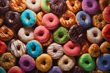Doughnuts Image Generative AIの素材