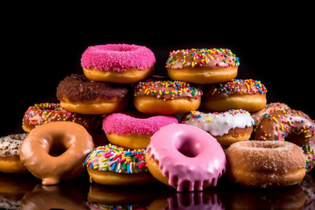 Doughnuts Image Generative AIの素材
