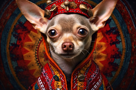 Mexican Chihuahua Canine Image Generative AIの素材