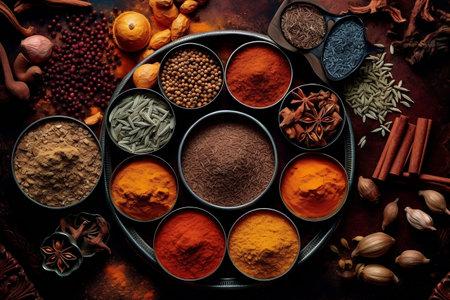Spices and Ingredients Image Generative AIの素材
