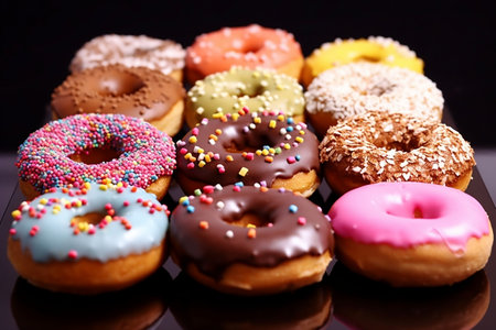 Doughnuts Image Generative AIの素材