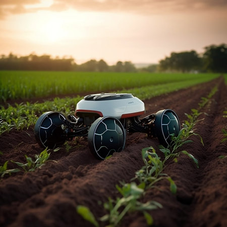 Revolutionizing Agriculture Robotics and Autonomous Vehicles Generative AIの素材