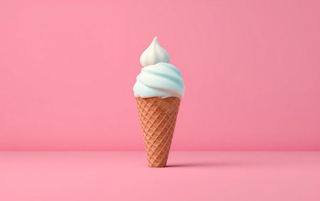 Embracing Minimalist Ice Cream Generative AIの素材