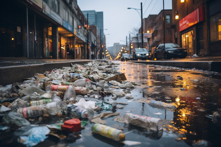 Urban Garbage Disposal Generative AIの素材