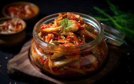 Kimchi Korean dish Generative AIの素材