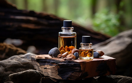 A bottle of cannabis oilの素材