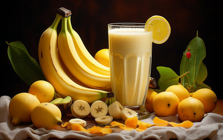 Banana Smoothie Generative AIの素材