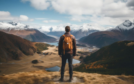 A Hiker's Perspective Generative AIの素材