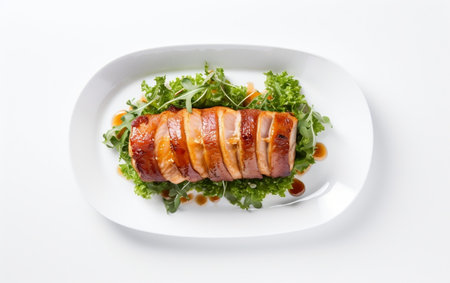 Top View Image of Crispy Belly Generative AIの素材