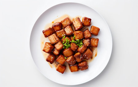 Top View Image of Crispy Belly Generative AIの素材