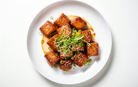 Top View Image of Crispy Belly Generative AIの素材