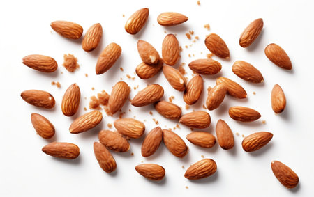 Crunchy Almonds Ingredient App Icon Recipe Symbol Proficiency Generative AIの素材