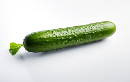Crisp Cucumber Ingredient App Icon Recipe Symbol Generative AIの素材