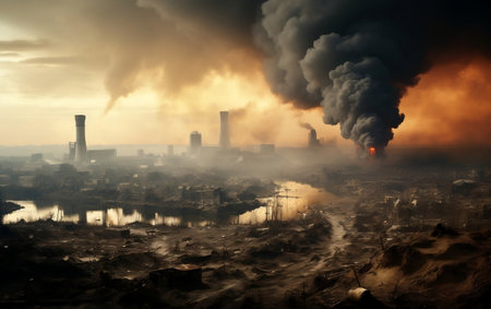 Apocalyptic Air Smoke Emission's Pollution Plagueの素材