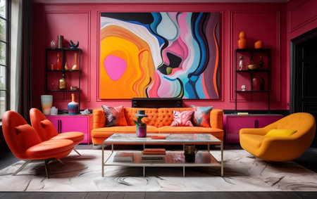 Abode A Stylish Table and Decor in a Chromatic Retreatの素材