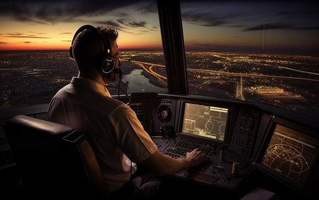 Air Traffic Control Mastery Ensuring Safe Skiesの素材