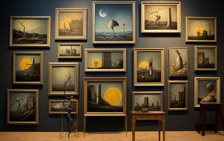 Aesthetic Reflections in the Gallery Cornerの素材