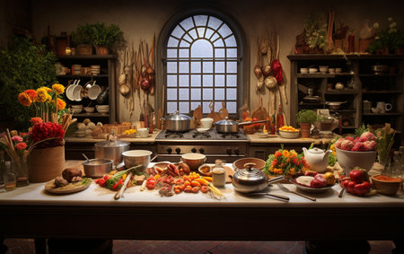 Culinary Haven Where Kitchen Adventures Unfoldの素材