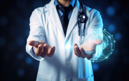 Healthcare Professional at Workの素材