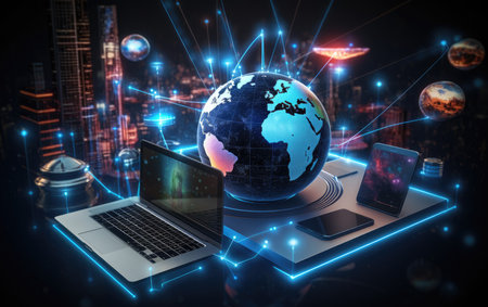 Exploring the World of Tech and Digital Iconsの素材