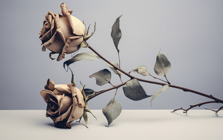 Elegance in Decay Wilted Rose Conceptの素材