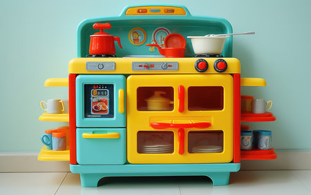 Mini Appliances in a Play Kitchenの素材