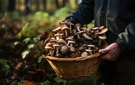 Hand-Picked Wild Mushroomsの素材