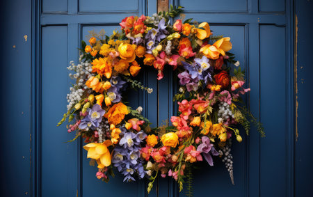 Hand-Tied Floral Wreathsの素材
