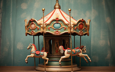 Antique Carousel Magic Carving Memoriesの素材