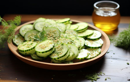 Cool and Crisp Cucumber Delightの素材