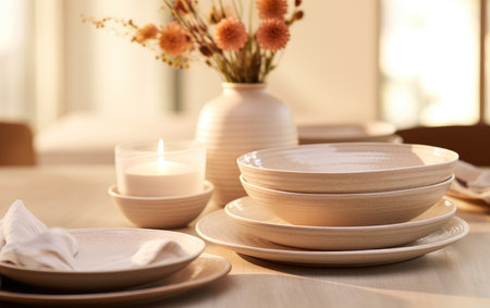Melamine Dinnerware in Cozy Naturalの素材