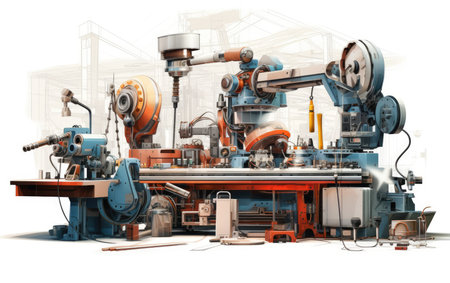 Mechanical Workshop Tools and Machinesの素材