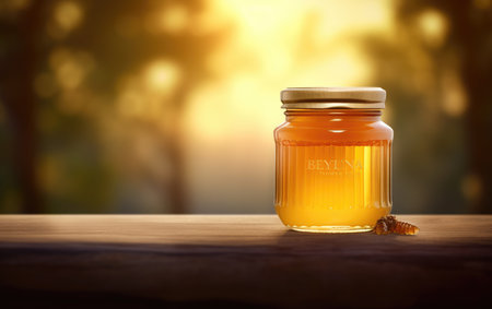 Pure Honey in a Jarの素材