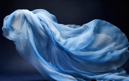 Shibori Dyed Scarf Artistic Additionの素材