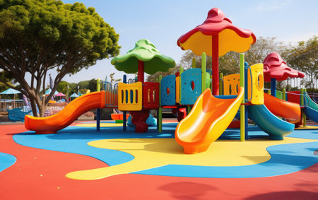 Children Equipment Safe Thermoplastic Playgroundの素材