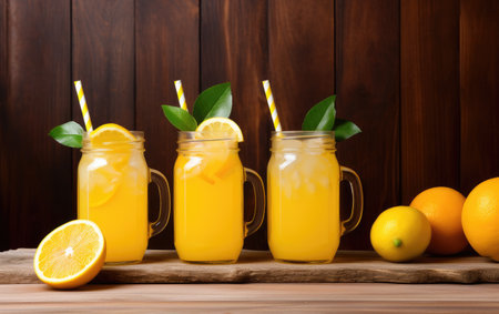 Refreshing Citrus Elixirs in a Mason Jarの素材