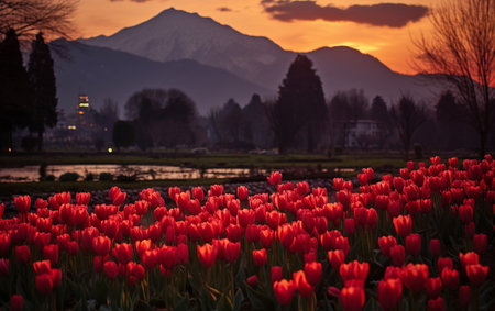 Kashmiri Tulip Gardenの素材