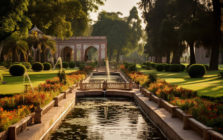 Nishat Bagh's Mughal Majestyの素材