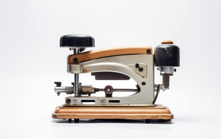 Sanding Machine Isolated. On White Backgroundの素材