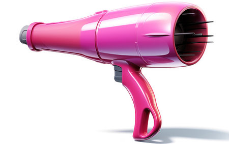 Playful Hair Care Illustration. On White Backgroundの素材