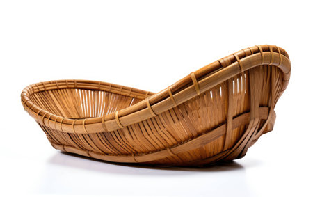 White Background Grain Sieve. On White Backgroundの素材