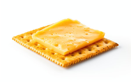 Snack Display on White Background.の素材