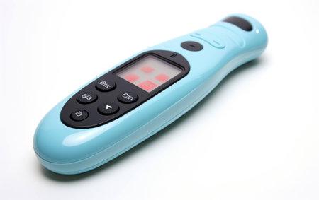 Single Luggage Weigher on White Background.の素材