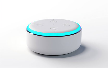 Tech Gadget on White Background.の素材