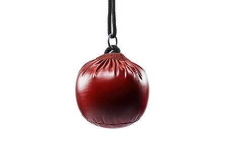Punching Practice Tool on White Background.の素材