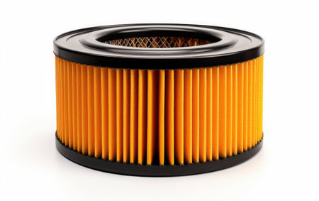 Truck Air Filter on White Background.の素材