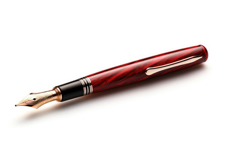 Stylish Writing Tool on White Background.の素材