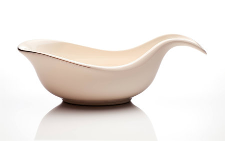 Stylish Serveware on White Background.の素材